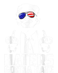 Funny Haters Gonna Hate President Donald Trump Middle Finger Tie Dye Hoodie