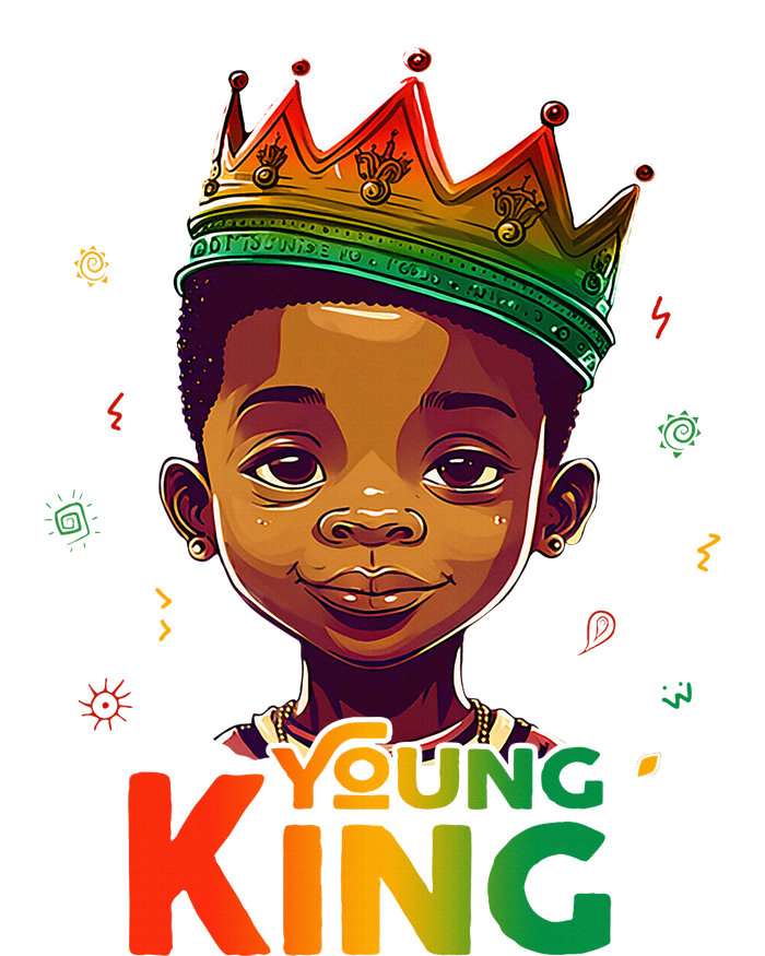 Black History Month For Young King Afro Kids Tie-Dye T-Shirt