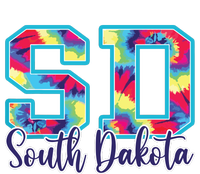 South Dakota Funny Tie Dye Vintage Retro 25L Jumbo Tote