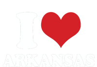 I Love Arkansas Ar American Usa Full Zip Hoodie