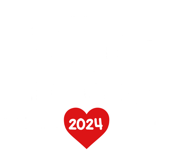 Cute Big Brother 2024 Arrow Heart T-Shirt