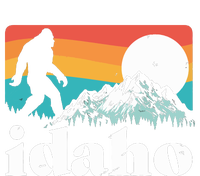 Idaho Bigfoot Retro Mountains Women's Fleece Hoodie