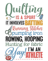 Quilting Is A Sport It Involves Batting Running Stitches Pumping Iron Adult Drive Performance Visor