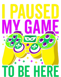 I Paused My Game To Be Here Video Game Beads Mardi Gras Short Acrylic Beanie