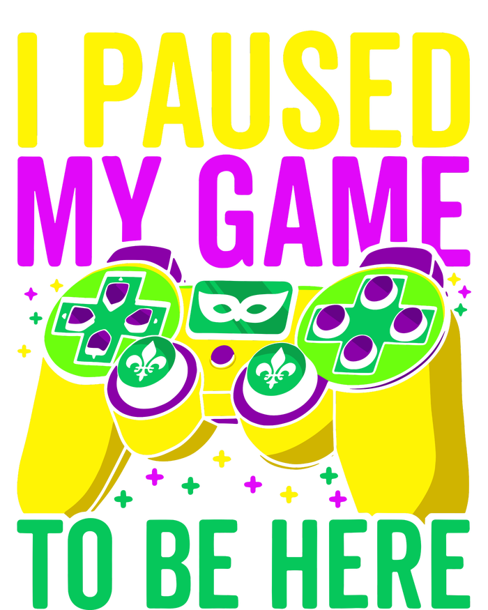 I Paused My Game To Be Here Video Game Beads Mardi Gras Short Acrylic Beanie