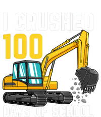 I Crushed 100 Days Of School Boy Excavator T-Shirt