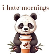 I Hate Mornings Panda Doggie Tank