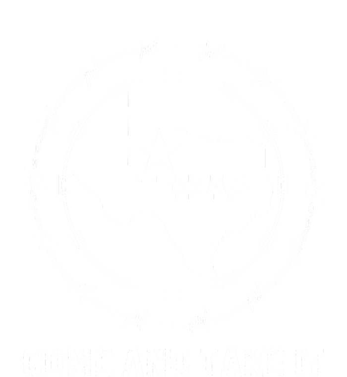 Texas Border Crisis Come And Take It Drawstring Bag