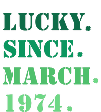 Lucky Since March 1974 Saint Patricks Day Premium T-Shirt