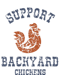 Chicken Support Backyard Casual Chicken Farming T-Shirt