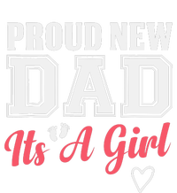 Proud New Dad Its A Girl Cute Girl Announcement Heart Women's Tri-Blend 3/4-Sleeve Raglan Shirt