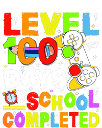 Level 100 Days Of School Completed Funny 100th Day Gaming Cooling Performance Long Sleeve Crew