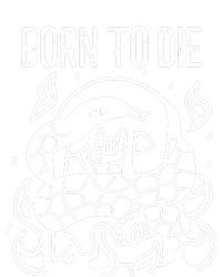 Born To Die Heavy Metal Rattlesnake Rip Tombstone T-Shirt