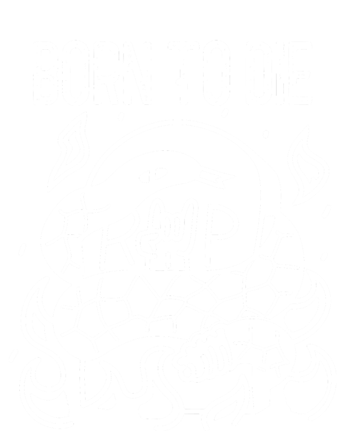 Born To Die Heavy Metal Rattlesnake Rip Tombstone T-Shirt