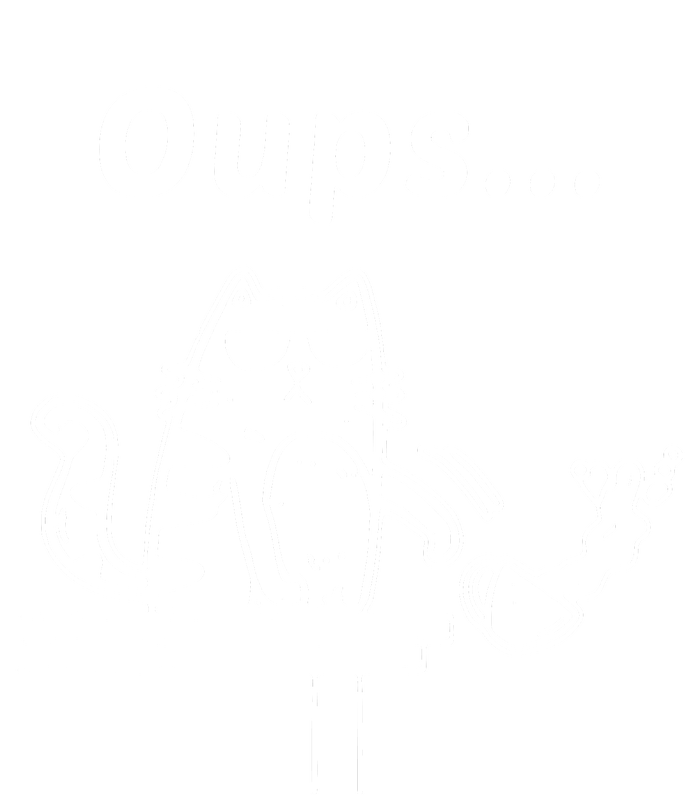 Cat Oups Coffee Funny Cool Cat With Sunglasses T-Shirt