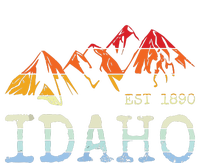 Idaho Retro Sunset Vintage Mountain Home Est 1890 Hiking T-Shirt