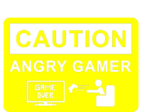 Caution Angry Gamer Cooling Performance Crew T-Shirt