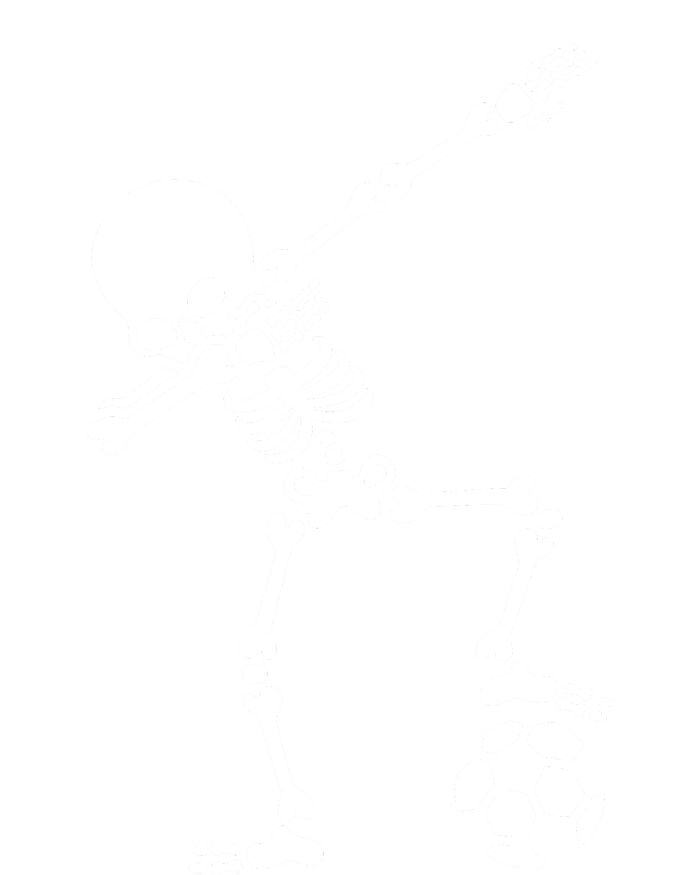 Dabbing Skeleton Football Dab Skeleton Halloween T-Shirt