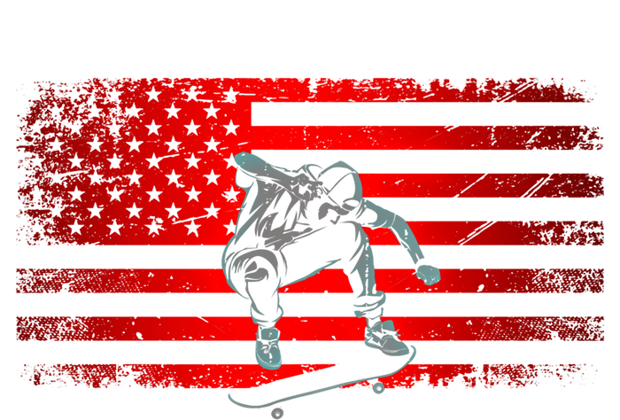 American Flag Skateboard Skateboarder Skateboard Gift T-Shirt