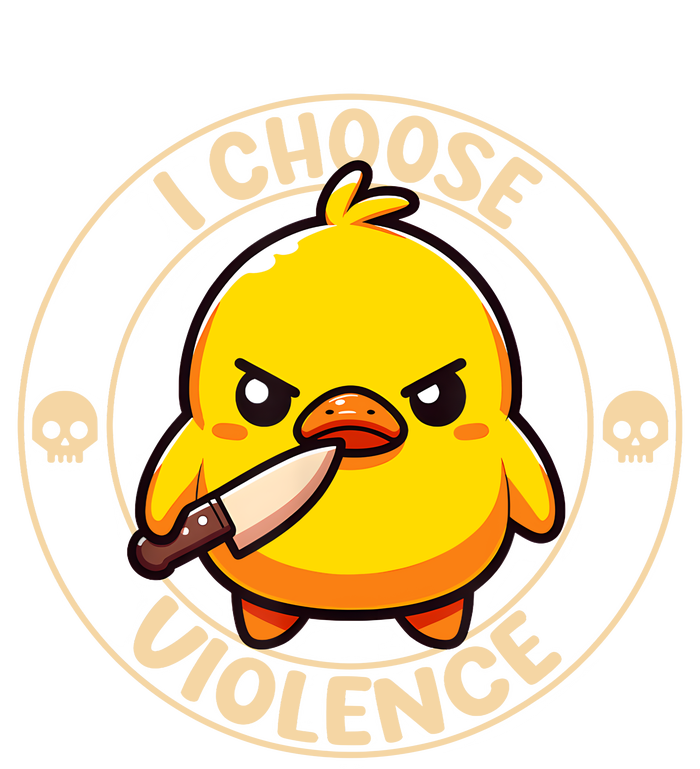 I Choose Violence Duck Women's Fleece Hoodie