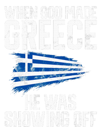 When God Made Greece He Was Showing Off Greek Kids T-Shirt