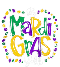 Its Mardi Gras Yall Mardi Gras Party Mask Costume Ladies Long Sleeve Shirt