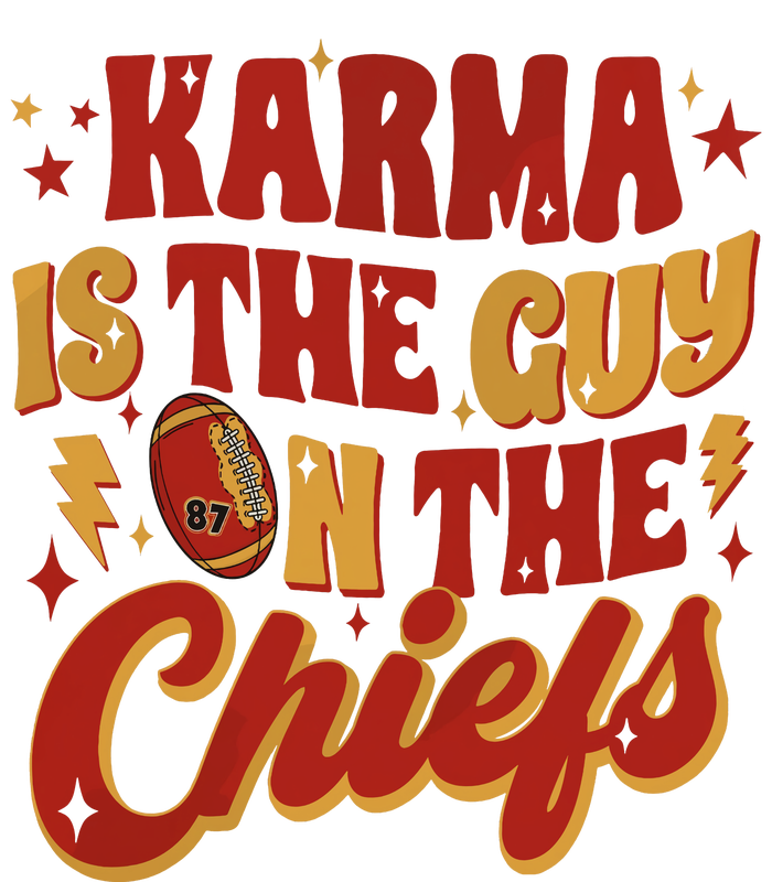 Karma Is The Guy On The Chief Dry Zone Grid Polo