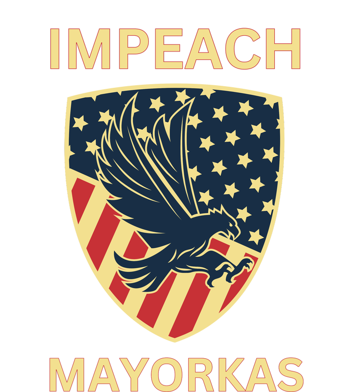 Texas Border Crisis Impeach Mayorkas Short Acrylic Beanie