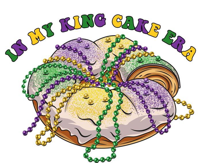 In My King Cake Era Mardi Gras Adult ChromaSoft Performance T-Shirt