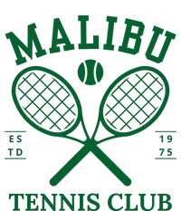 Malibu California Preppy Tennis Club Green Ceramic Star Ornament