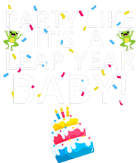 Party Like It’S A Leap Year Baby Leaplings Leap Day Feb 2 Leap Day February 29 Women's Knotted Racerback Tank