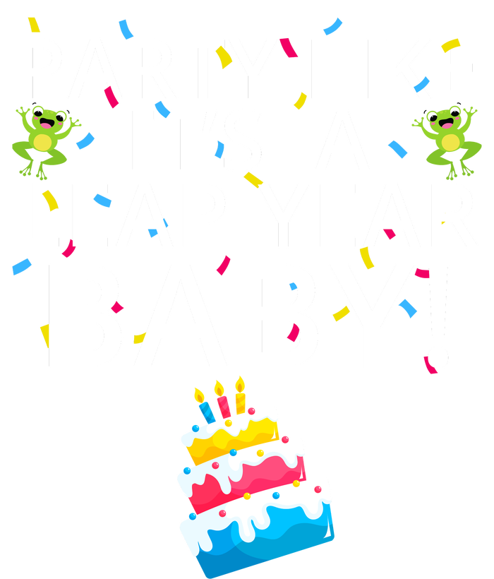 Party Like It’S A Leap Year Baby Leaplings Leap Day Feb 2 Leap Day February 29 Women's Knotted Racerback Tank