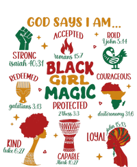 God Says I Am Black Christian Woman Performance Sprint T-Shirt