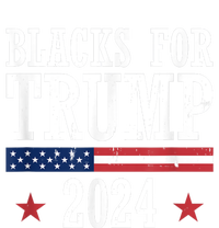 Blacks For Trump 2024 Presidential Election Republican Insulated Varsity Jacket