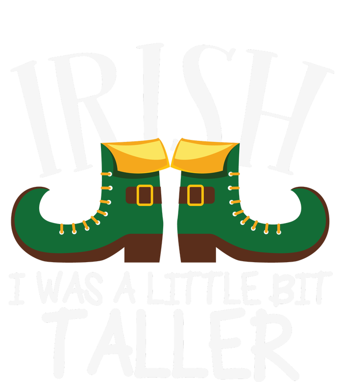 Irish I Was A Little Bit Taller Funny Patricks Day Women's Tri-Blend 3/4-Sleeve Raglan Shirt