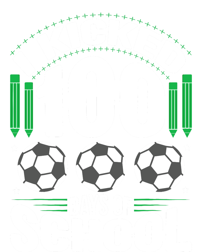 I Kicked 100 Days Of School Soccer Player Costume Boy T-Shirt