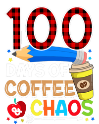 100 Days Of Coffee & Chaos - 100th Day Of School Teacher Toddler Sweatshirt