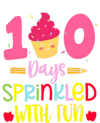 100 Days Sprinkled With Fun Cupcake 100th Day Of School Girl Women's T-Shirt