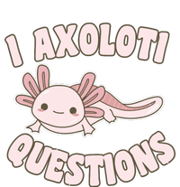 I Axolotl Questions Girl Adult Teens Cute Funny Axolotl Women's Flannel Pajama Set