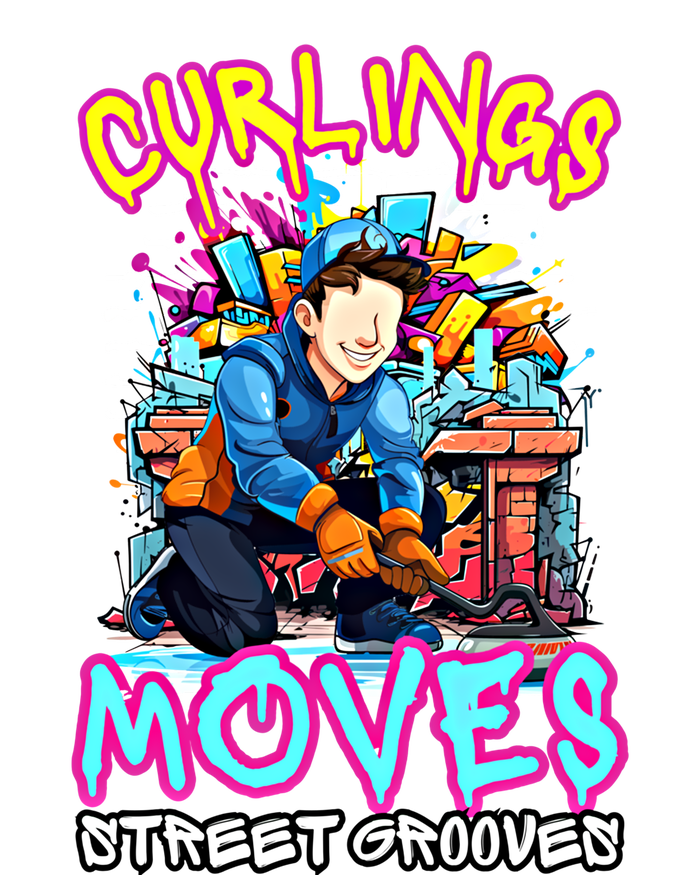 Curlings Moves Street Grooves Curling Meaningful Gift Funny Curling Funny Gift Womens CVC Long Sleeve Shirt