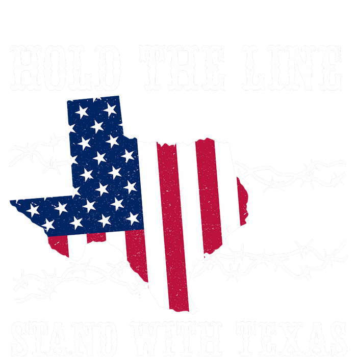 Hold The Line Stand With Texas Flag Usa State Of Texas Womens California Wash Sweatshirt