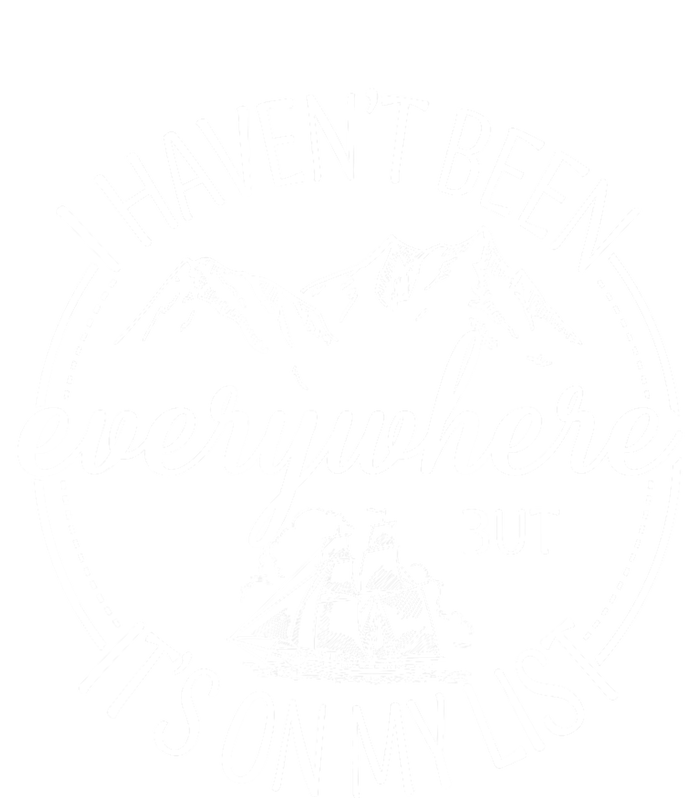 I HavenT Been Everywhere But ItS On My List Adventure Trip Kids Long Sleeve Shirt