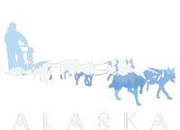 Alaska Sled Dogs Mushing Sled Dog Team Snow Mountain Scene Women's Perfect Tri Rocker Tank