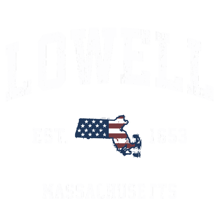 Lowell Massachusetts Ma Vintage American Flag Sports Design Tank Top