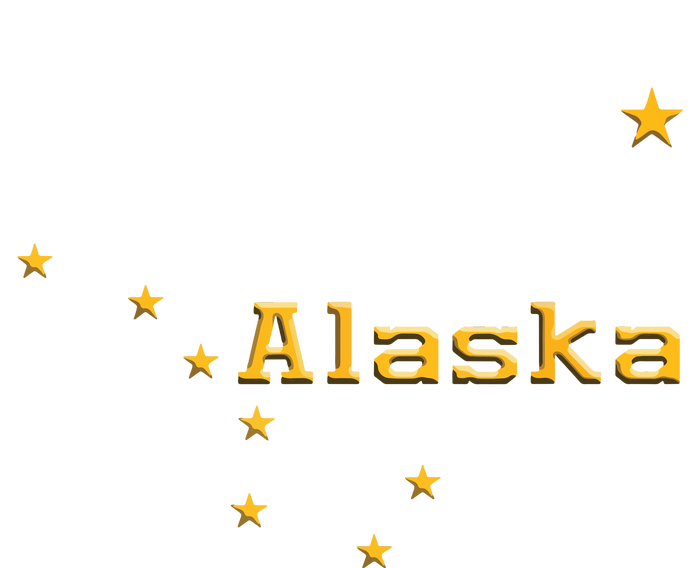 Alaska State Flag Astrology Big Dipper Polaris Cooling Performance Long Sleeve Crew