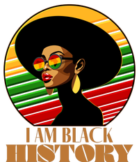 I Am Black History Stylish Black African American Woman Tall Sweatshirt