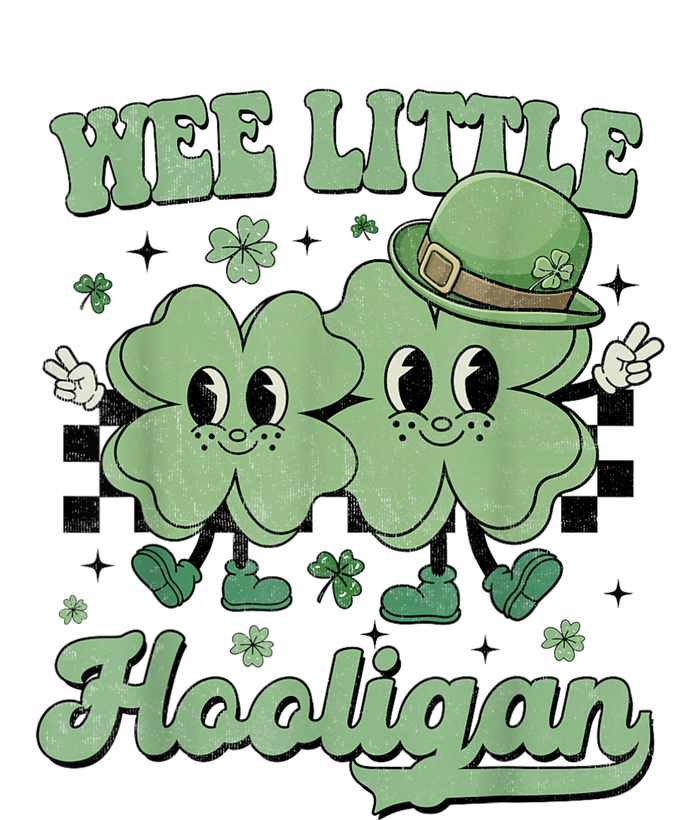 Wee Little Hooligan Groovy St Patricks Day T-Shirt