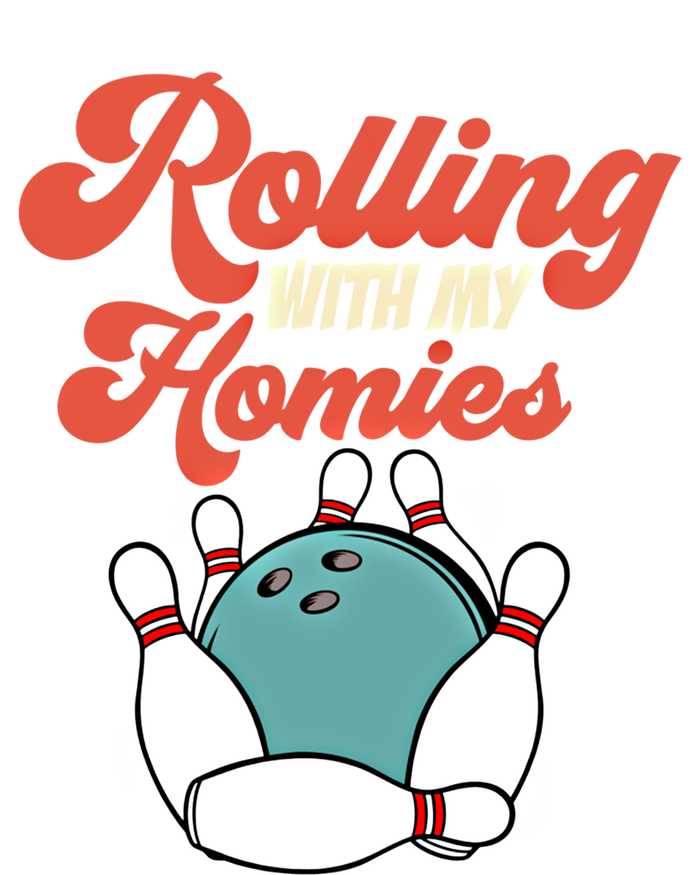 Funny Bowling Rolling With My Homies Gift T-Shirt