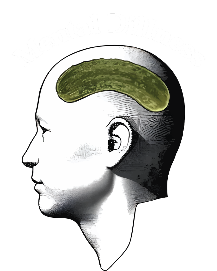 Gotfunny Mental Dillness Ceramic Bell Ornament