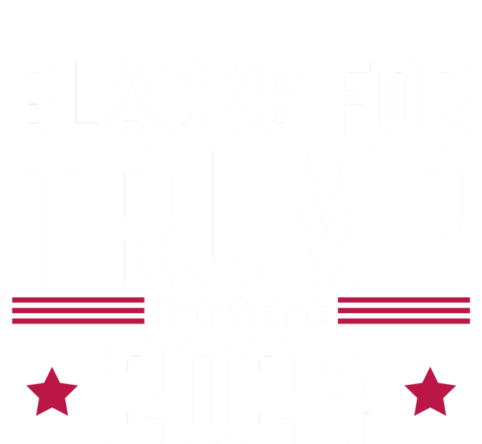 Blacks For Donald Trump 2024 Presidential Election Republican T-Shirt